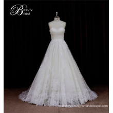 Flat Vintage Full Lace Wedding Dress Lace